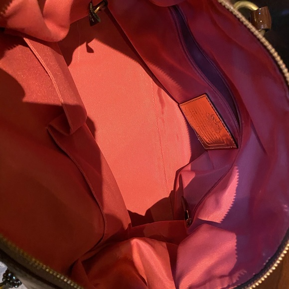 Cream Coach Purse - Picture 3 of 4